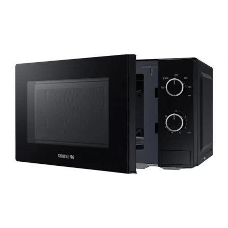 Samsung MS20A3010AL Microondas 700W 20 Litros Negro Puerta Cristal Diales Mecánicos